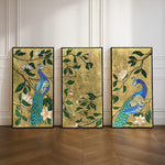 Riikinkukkojen puutarha, triptyykki