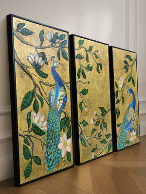 Riikinkukkojen puutarha, triptyykki